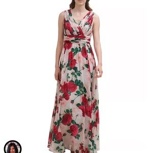 Size 16 Calvin Klein floral gown